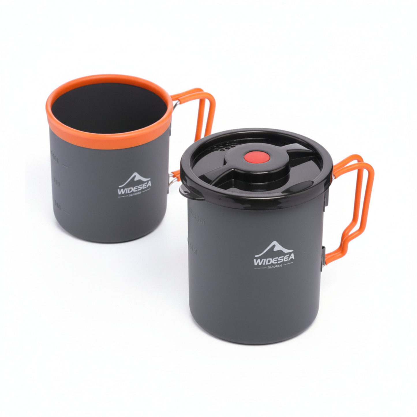 Camping-Kaffeeset mit French Press – Frischer Kaffee, überall draußen