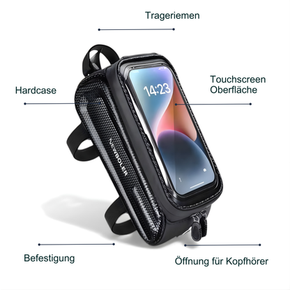 Fahrrad-Rahmentasche mit Touchscreen – Sicher verstaut & alles im Blick