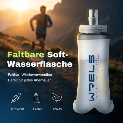 Faltbare Soft-Wasserflasche – Ultraleicht & platzsparend hydratisiert