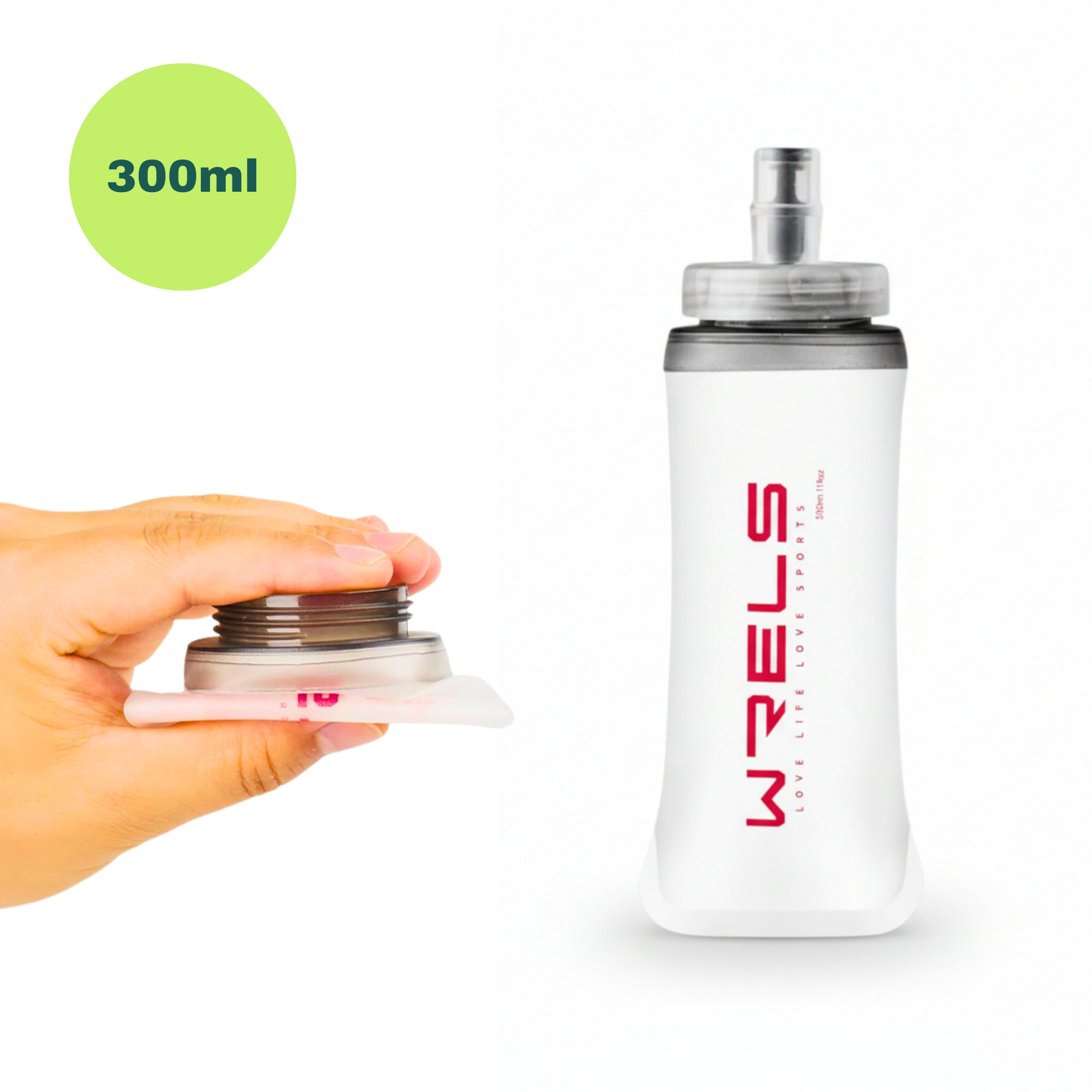 Faltbare Soft-Wasserflasche – Ultraleicht & platzsparend hydratisiert