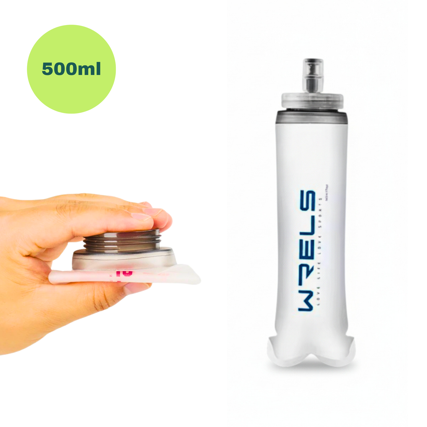 Faltbare Soft-Wasserflasche – Ultraleicht & platzsparend hydratisiert