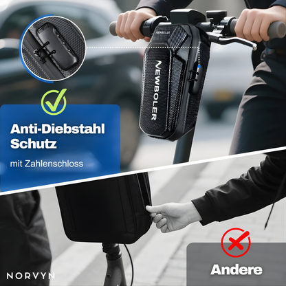 E-Scooter Fronttasche mit Zahlenschloss – Wasserdicht & sicher