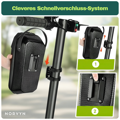 E-Scooter Fronttasche mit Zahlenschloss – Wasserdicht & sicher